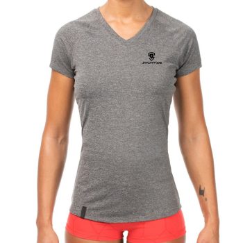 V-Neck Women Fitness T-Shirt